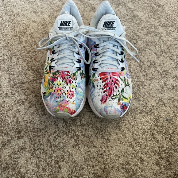 Nike Air Zoom Pegasus 35 White Floral (Women's) 7.5 - Picture 3 of 8
